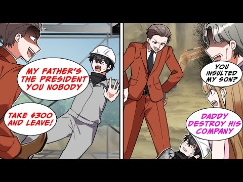 [Manga Dub] A CEO's son insulted Me, but a colleague defended Me, then He found out...!? [RomCom]