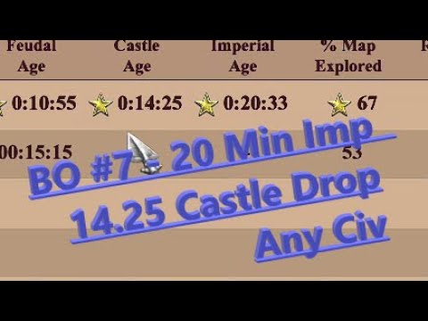 Build Order #7 ➤ 14:25 Castle Drop into Fast Imp for Trebs ➤ Age of Empires 2 : Definitive Edition