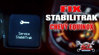 How To Fix STABILTRAK WARNING LIGHT CHEVY EQUINOX