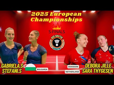 Stoeva Sisters Dominate Jille/Thygesen in EC 2025 Semifinals