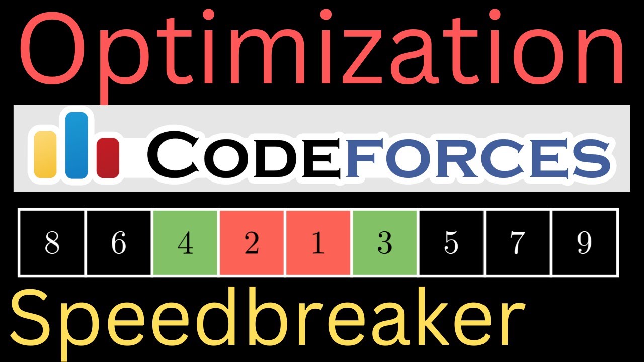 How to optimize Codeforces problems ft. Atcoder Library : CF2019D Speedbreaker