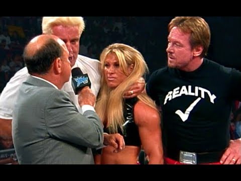 (720pHD): WCW Thunder 07/08/99 - Asya, Ric Flair, Roddy Piper, Arn Anderson & David Flair Interview