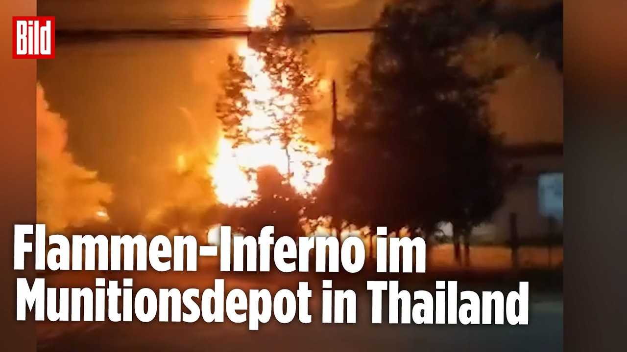 THAILAND: Explosionen zerstören Munitionslager der Grenzpolizei!