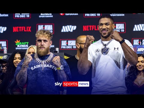 Jake Paul vs Anthony Joshua: Heated words exchanged between YouTube star and British heavyweight