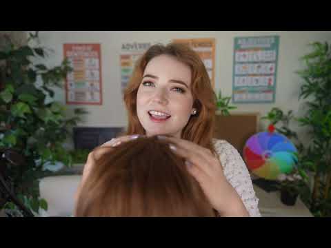 Popular Girl Plays With Your Hair in Class 💅 | Valley Girl ASMR Roleplay