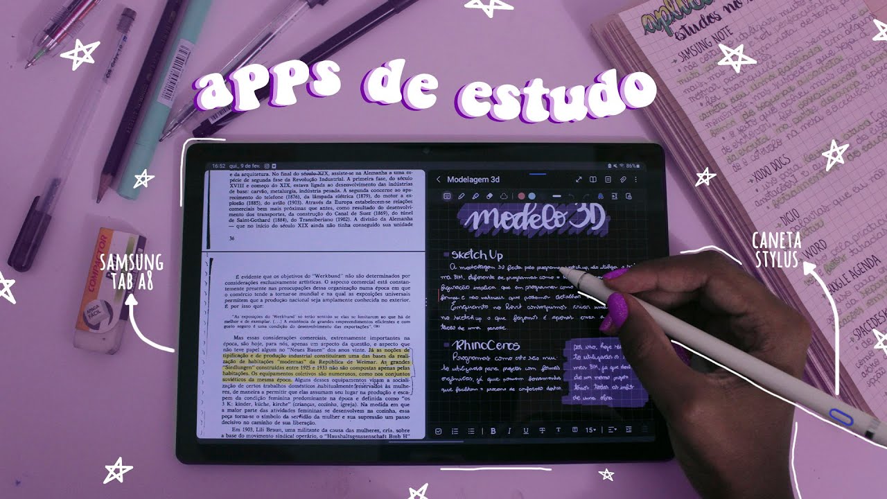 APPS  PARA ESTUDOS NO TABLET! + USANDO CANETA  STYLUS - samsung tab a8 2022 | by Mandy