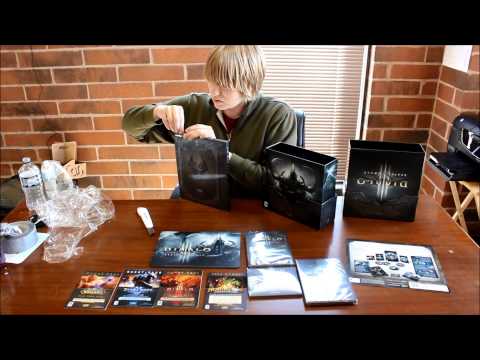 Diablo III Reaper of Souls Collector's Edition Expansion PC Unboxing and Showcase