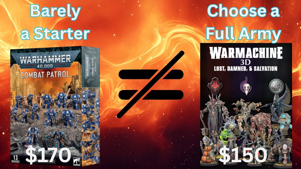 Full 3D Printable Warmachine Army for Cheaper than a Warhammer 40K Combat Patrol | Limited Time