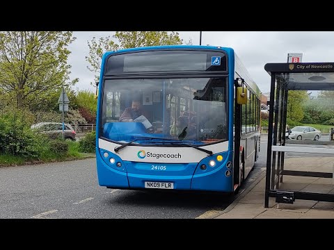 Stagecoach Busways: MAN 18.240LF ADL Enviro300 24105/NK09 FLR on the X47