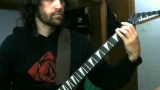 Guitar cover- The EVIL EYE-Six feet under by Kannibal Flames