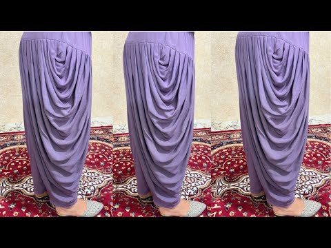 Dhoti Salwar Cutting and Stitching Easy Method /Dhoti Pant /धोती सलवार
