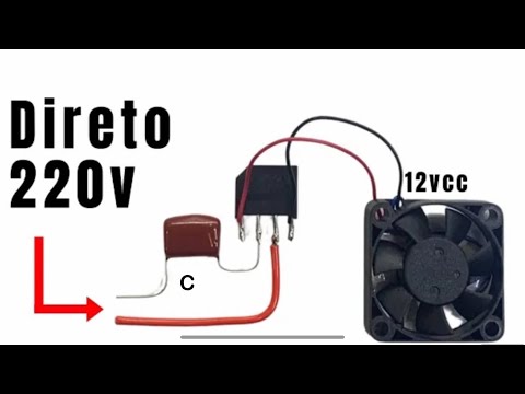 220 volt to 3/6/9/12/24/48/98/120/180 v. DC fan, LED driver Circuit without Transformer Convert