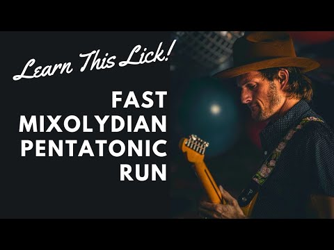 Learn This Lick: Fast Mixolydian/Pentatonic Run