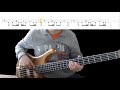 Journey Separate Ways Worlds Apart Bass Cover With Playalong Tabs In Video