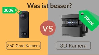 Der Unterschied zwischen 360 Grad Kamera und 3D Kamera erklärt