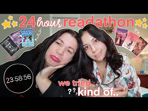 we tried reading for 24 hours.. and failed miserably 📖😴☹️