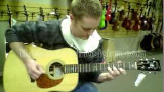Video thumbnail for The Acoustic Musician Recording King RD-27 Guitar Demonstration by Mike T.