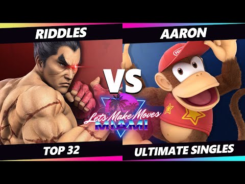 Let's Make Moves Miami - Riddles (Kazuya) Vs. Aaron (Diddy Kong) SSBU Ultimate Tournament