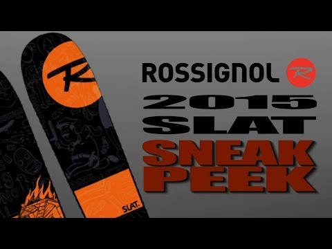Sneak Peek 2015 Rossignol "Slat" Slopestyle Ski