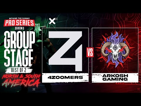 4 Zoomers vs Arkosh Game 1 - BTS Pro Series 9 AM: Group Stage w/ Kmart & ET