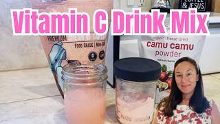Vitamin C Drink Mix Recipe for Glowing Skin #beautyrecipes