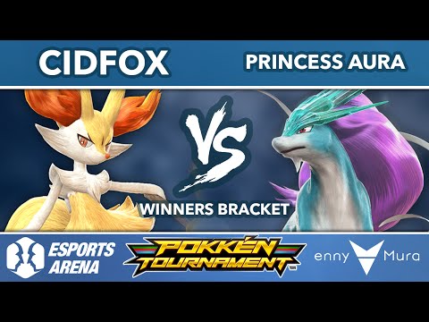 CGL | Cidfox (Braixen) vs Princess_Aura (Suicune) - eSports Arena Pokken Open 1.0 W