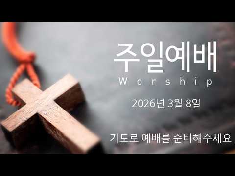 주의뜻교회 주일예배 3월 8일 영상 썸네일