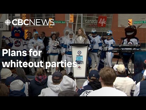 Winnipeg Jets announce plans for playoff whiteout parties | FULL PRESS CONFERENCE