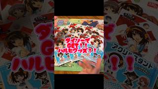涼宮ハルヒのグッズダイソーでGET！！ #開封式 #推し活 #ダイソー #涼宮ハルヒ