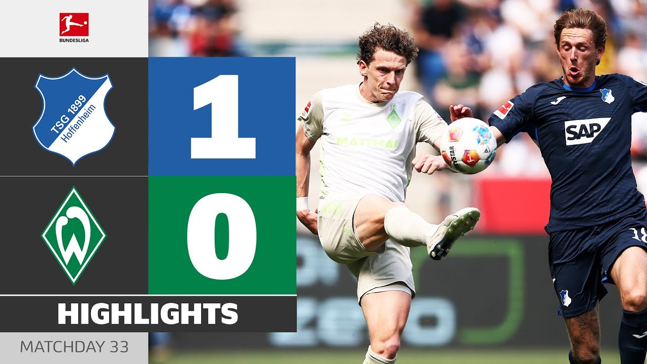 Early Red Card! | HOFFENHEIM - WERDER BREMEN | Highlights | Matchday 33 – Bundesliga 2025/26