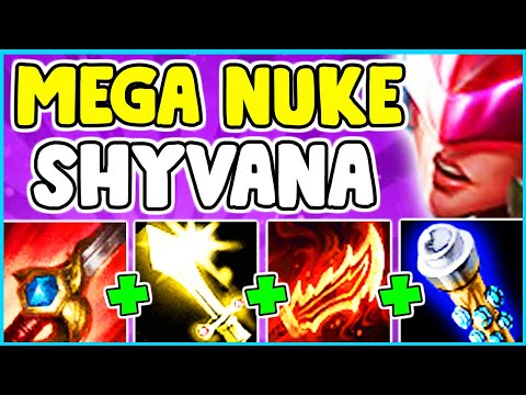 *UNDERRATED* SECRET ASSASSIN! SHYVANA FULL AP ONHIT ATTACK SPEED BUILD JUNGLE League Of Legends S10