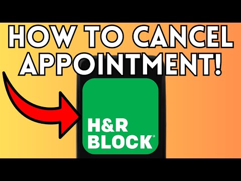 Cancel Hr Block Appointment