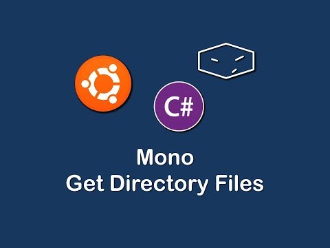 mono c get directory files