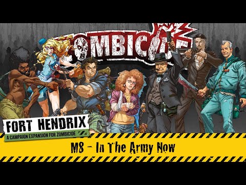 Zombicide 2nd Edition: Fort Hendrix Campaign (Mission M8) Board Game Gameplay | Live Stream Replay