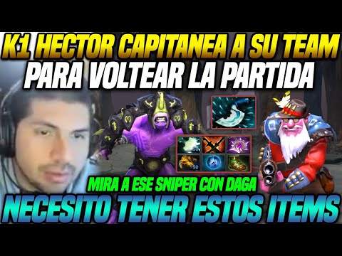 😲 K1 Hector surprises by captaining his team 😲 To turn the game around with his Faceless Void