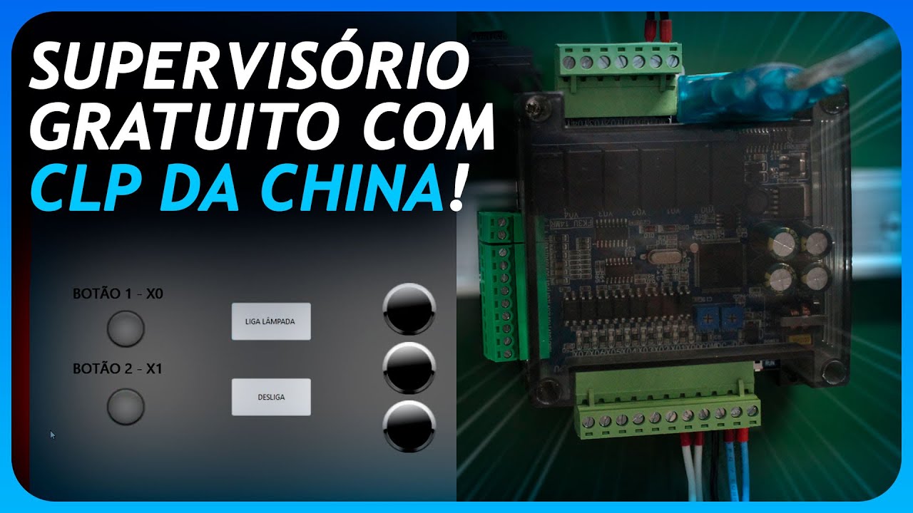 Como Comunicar Supervisório Gratuito com CLP da China Barato | VTScada e CLP Chinês!