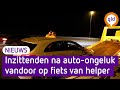 Inzittenden vluchten na ongeluk op fiets van jonge helper
