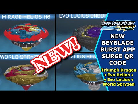 Beyblade Burst Rise New QR Codes