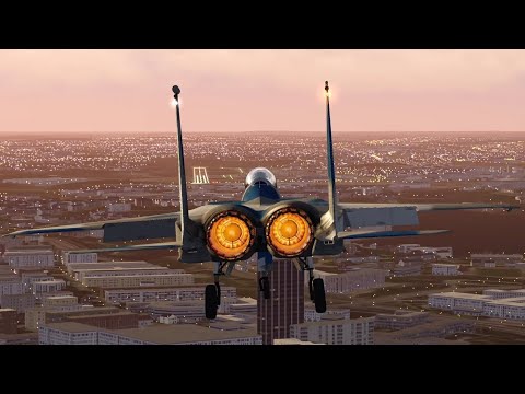 Aerofly FS Global Stockholm Bromma F-15E Landing | The Best Mobile Flight Simulator