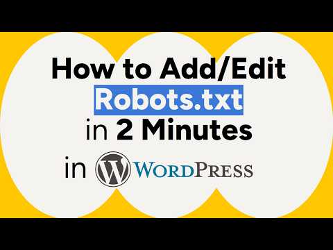 How to Add and Edit robots txt in WordPress Step by Step Guide
