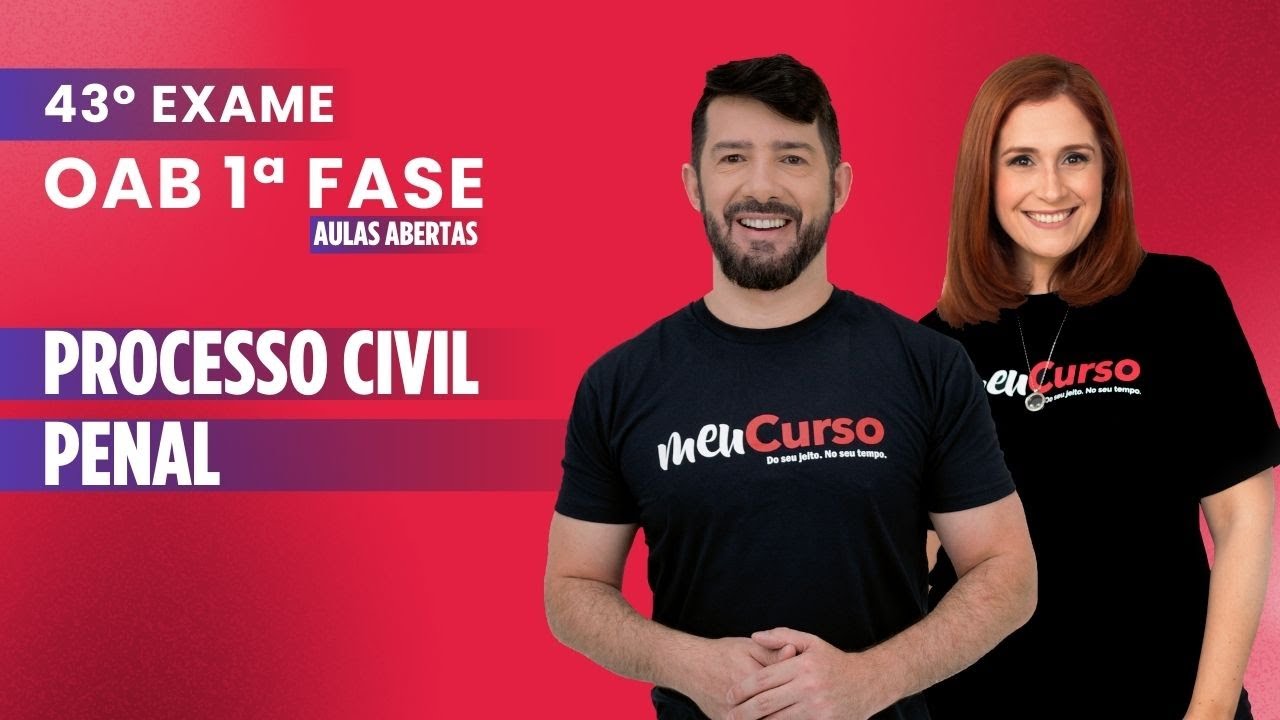 Aula inaugural | Processo Civil e Penal | OAB 43º Exame de ordem | Semanal