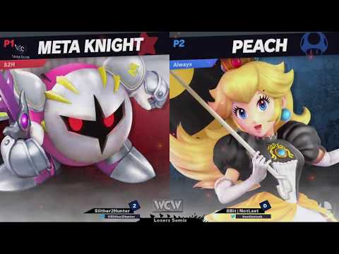 WCW 48 - S2H(Metaknight) VS 8Bit| NotLast(Peach) Loser Semis