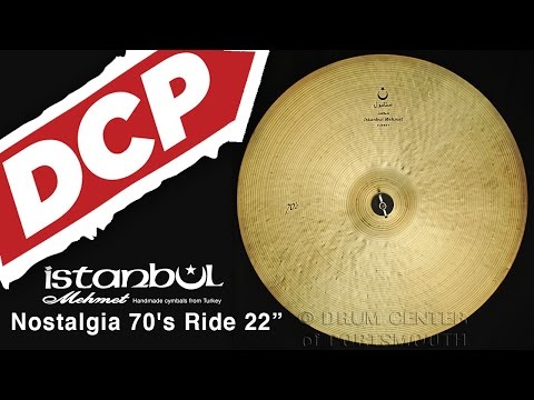 Istanbul Mehmet Nostalgia 70's Ride Cymbal 22" 2240 grams