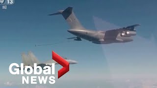 Chinese jets, navy ships hold military drills; Taiwan responds with anti-invasion exercise