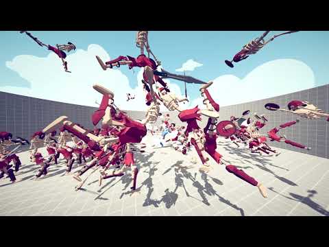 SUPER BOXER vs 100 SKELETON WARRIORS - Totally Accurate Battle Simulator