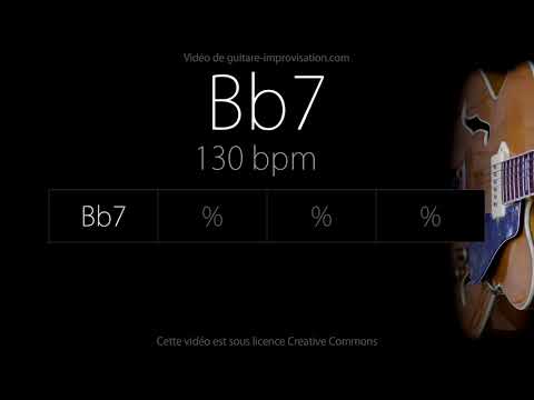 Bb7 130 bpm (Jazz/Swing feel) : Backing Track