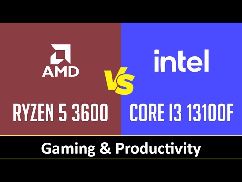 RYZEN 5 3600 vs CORE I3 13100F - Gaming & Productivity (RTX 3090 Ti)