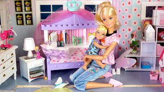 Barbie & Ken Family Get Well Routine, Beach Day & Morning Routines