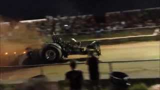 preview picture of video '2014 Bolton Tractor Pull -- Twin Engine Tractor Blows Engine'