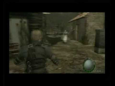 Leon uses the force (knife glitch)